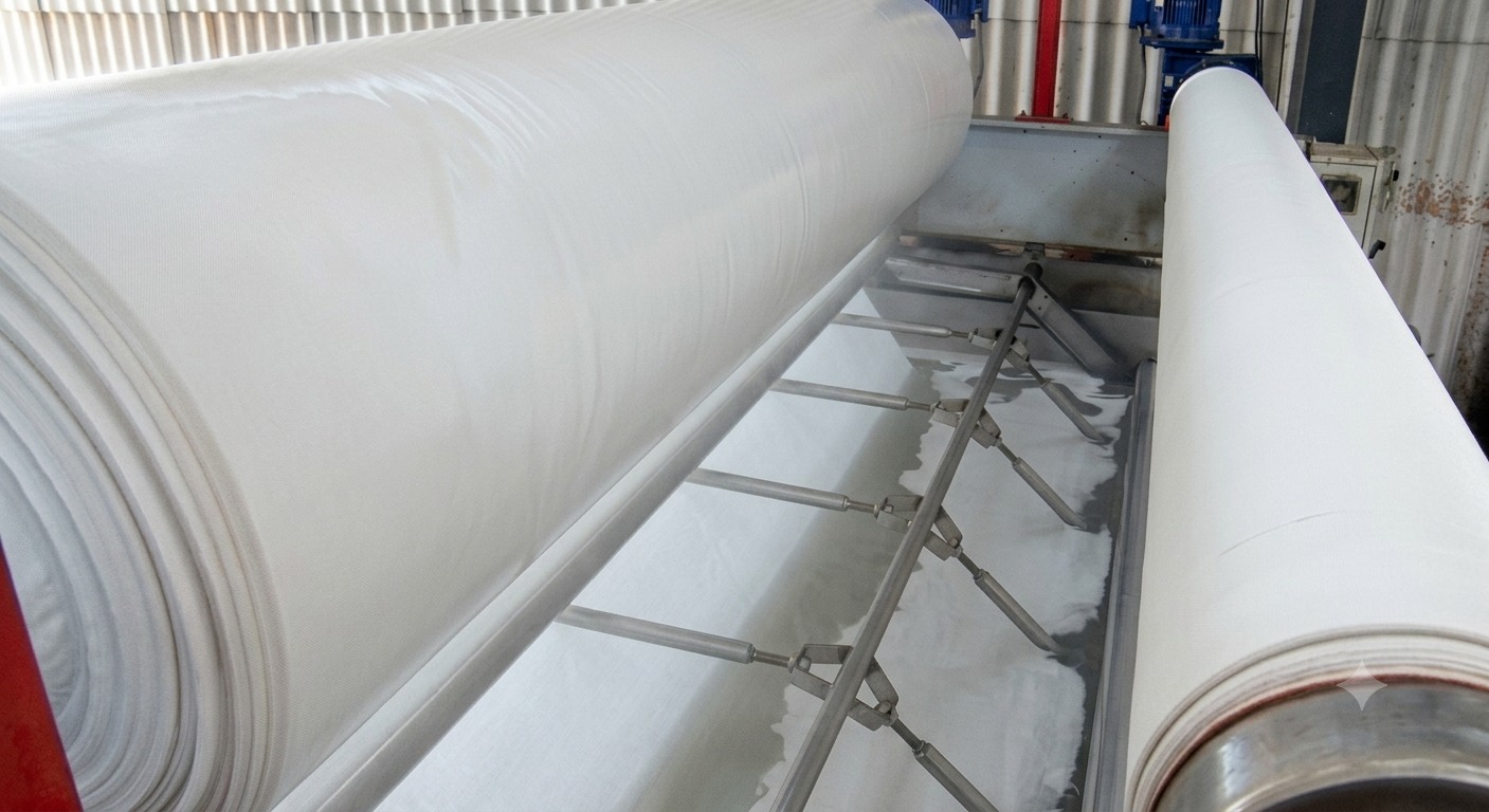 Dyeing process stage